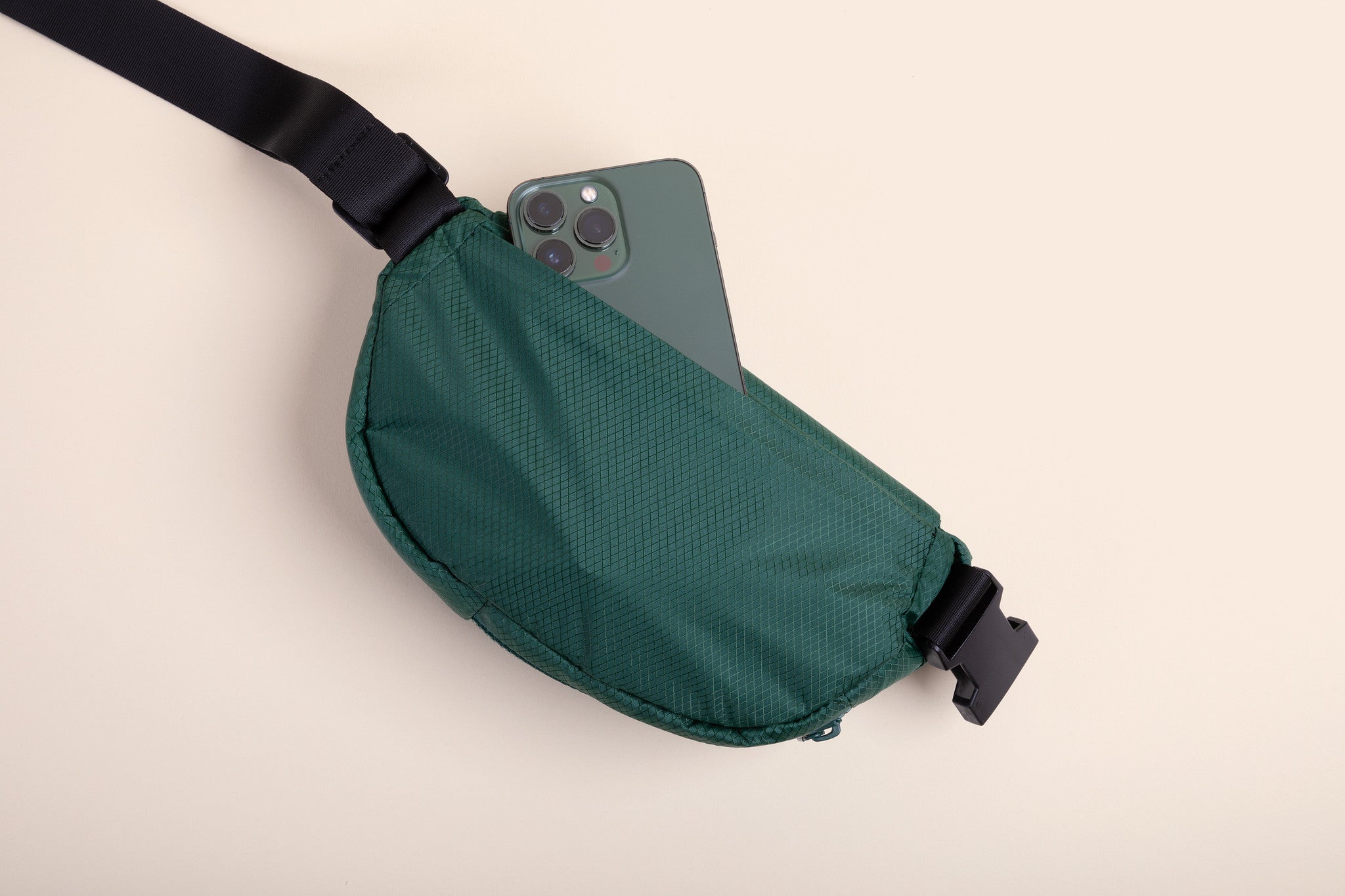 Hip bag back phone pocket hidden