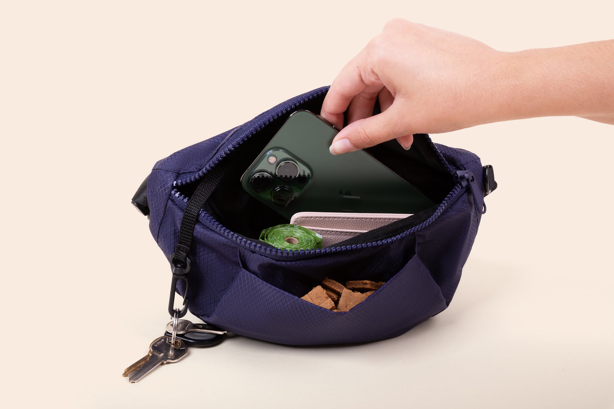 Frances dogs bag PlayWalk midnight blue 